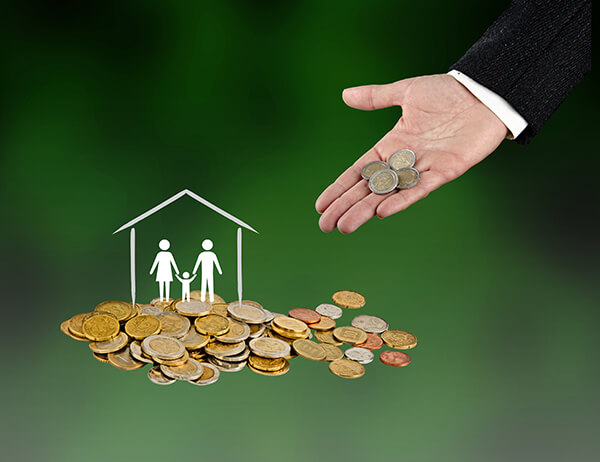 小銭と手のひら